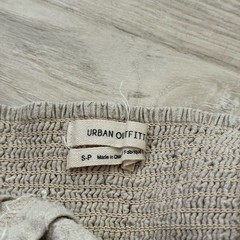 Urban Outfitters Linen Blend Halter Style Jumpsuit | Natural Oat | Small