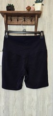 Women’s Activewear Biker Shorts Black XL Solid Nylon/Spandex Hand Wash Only