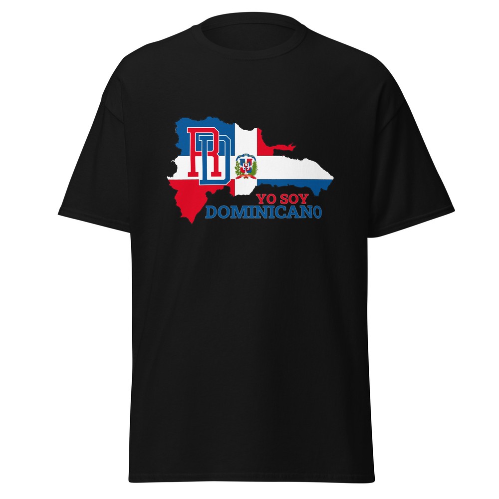 Men’s classic tee T-SHIRT CON BANDERA Y MAPA RD REPÚBLICA DOMINICANA