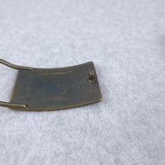 Vintage Levis Belt Buckle Made in USA Two Horse Pull Logo Metal Fits 1.5 Inch