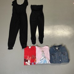 Random Lot Of Women’s Clothing, Small 2 Rompers 3 Shirts, Women’s Mixed Disney