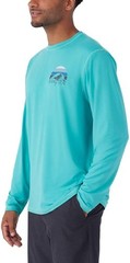 Hang Ten Men’s Long Sleeves Crew Neck SPF 50+ Sun T-Shirt