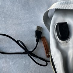 New Multipurpose USB Backpack Brow Silver, Waterproof