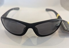 Foster Grant Backstop Matte Black Polarized Sport Sunglasses 100% UVA/UVB