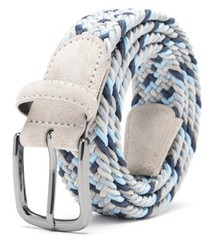 Men’s Stretch Belt,Woven Braided Web Belt for Golf Casual Pants 1 3/8