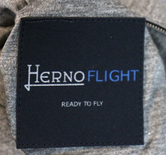 Herno Reversible Jacket 44 XL (54 EU) Mens White Grey Windbreaker Coat Italy