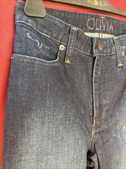 Kimes Ranch Olivia Denim Women’s Jeans Size 000/30 Dark Wash Wide Leg High Rise