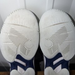 ASICS Shoes Men’s Size 5 Gel Game 9 Pickleball Shoes White Navy Blue Read