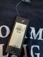 Tommy Hilfiger Long Sleeve Blue Women’s Nightshirt Size Small New with Tags