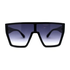 OVERSIZED THICK BOLD SQUARE TRENDY SUNGLASSES RETRO DESIGNER FASHION OUTDOOR NEW