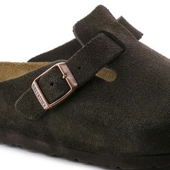 Birkenstock Boston Soft Footbed Suede Leather Mocha Select Size