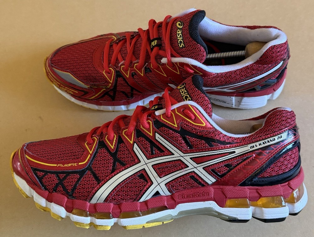 ASICS GEL-Kayano 20 20th Anniversary Red Size US12 Sneakers Shoes T2N2N RARE