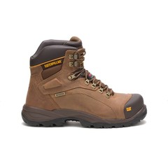 Caterpillar Men Diagnostic Hi Waterproof Thinsulate Steel Toe Work Boot Dark