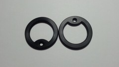 Military, Law Enforcement & Civilian Colored Military Dog Tag Silencers 2pcs