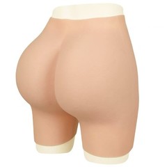 Realistic Silicone Panty Plump Hip Open-crotch Pants Butt Shapewear Crossdresser