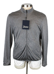 Herno Reversible Jacket 44 XL (54 EU) Mens White Grey Windbreaker Coat Italy
