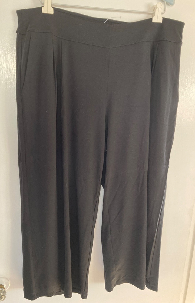 J Jill black rayon pants 2X.