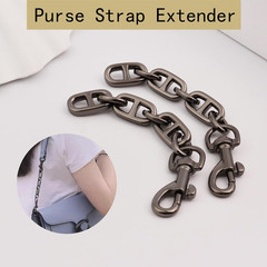 Purse Strap Extender 2Pcs 4.7 Inch Bag Extender Chain for Shoulder Bag Metal Cha