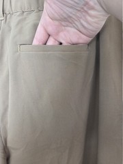 Studio by Torrid Women’s Brown Solid Straight Dress Pants Pockets Stretch