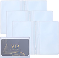 Set of 3 Wallet Insert Clear Wallet Inserts for Credit Cards Picture Holder Inse