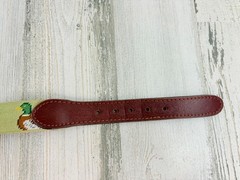 Smathers & Branson Duck Duck Goose Needlepoint Belt Sz 32