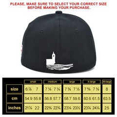 Puerto Rico Fitted Hat Custom PR Flag El Morro Embroidery Baseball Cap Navy New