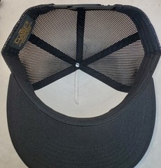 Johnny Cash Double Pistol Patch Trucker Hat / YP Classics 6006 Black/Black