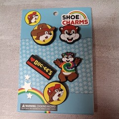NEW Buc-ee’s SHOE CHARMS Set Of 5 – Great for Crocs and Bags – Bucees Beaver 🦫