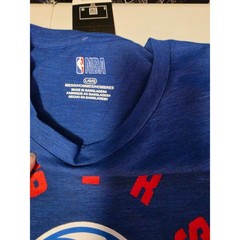 NBA Philadelphia 76ers Basketball T-Shirt Mens Large Blue Heather
