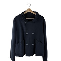 Frank & Eileen Mini Belfast Jacket French Terry Black Size XL