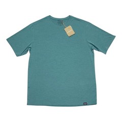 Patagonia Men’s Capilene Cool Daily T-Shirt Tee Wetland Blue X-Dye MEDIUM NWT