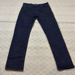 Armani Exchange Jeans Mens Straight Leg Dark Indigo Wash Jeans 8NZJ16 Size 30R