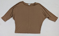 Amaryllis x Hey Nasreen Women’s Top Size M Brown Dolman Sleeve