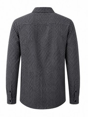 RVCA Men’s Slim Fit Check Button-Up Shirt Gray/Black Long Sleeve XL Dress Shirt