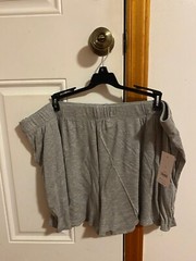 BRAND NEW WOMEN’S SIZE 2X 18W-20W JOYSPUN RIBBED KNIT PULL ON SLEEP SHORTS