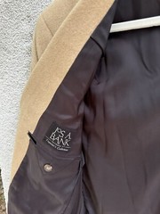 Jos. A. Bank Tan Sport Coat Camel Hair Mens 41R Blazer Sport Coat