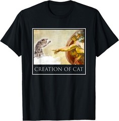 Creation of Cat – Funny Cat T-Shirt , Unisex Tee