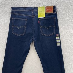 Levis 513 Jeans Mens 36×32 Blue Slim Straight Dark Wash Indigo Preppy Grunge