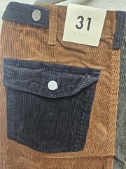 NEW MNML Men’s Color Block Corduroy Pants 31X30 (Retail $90) includes GIFT