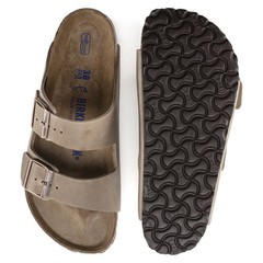 Birkenstock Unisex Arizona Soft Footbed Oiled Leather Sandals – Tobacco