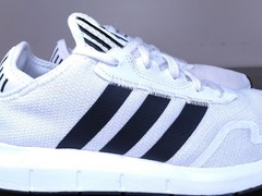 ADIDAS Swift Run X Shoes Mens SIZE 13 ART FY2111 WHITE Black RUNNING 3 Stripes