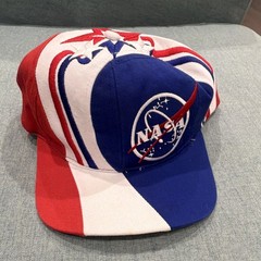 NASA Kennedy Space Center Florida Embroidered Snapback Hat Vintage RARE