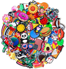 30 Pcs Mixed Pvc Shoe Charms Lot Different Charms Fit For Croc Clog Sandals USA