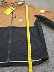 Carhartt Men’s LARGE Storm Defender Relaxed Fit Lightweight Monterey Rain Jacket