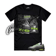 Air Max 95 Big Bubble Neon Black Yellow Cool Grey 2025 T Shirt Match TRUST