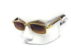 Diamond Hip Hop Sunglasses Outdoor Party Music Wear Elegant Sophisticated Men