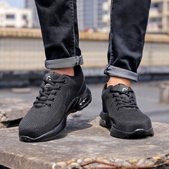 Men’s Safety Work Shoes Breathable Puncture Boots Anti Slip Indestructible Shoes