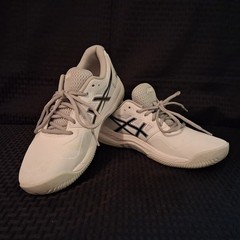 Asics Womens Gel Game 8 1042A152 White Running Shoes Sneakers Size 9.5