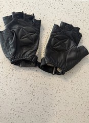 Dents Cleave Fingerless Driving Gloves Black Size Medium