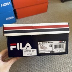 Fila T-2 Snow White Men’s Tennis Shoes Size 10